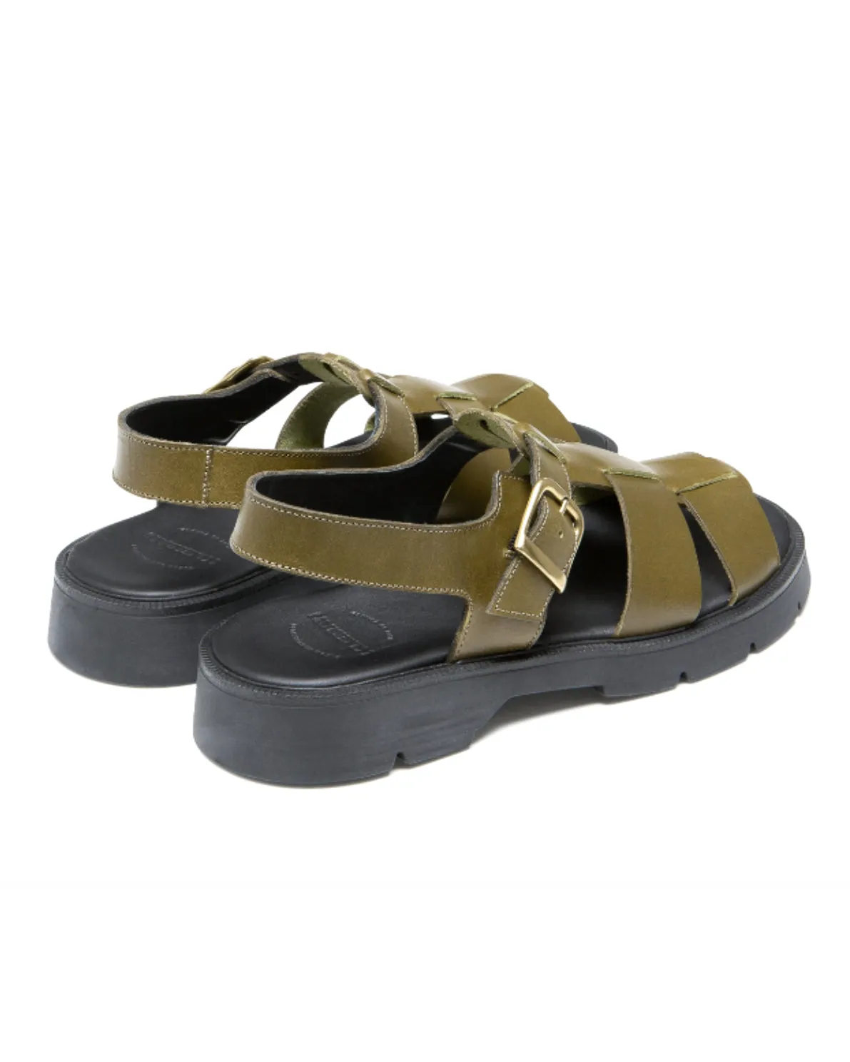Kleman Ballast Vgt Olive Strappy Sandal