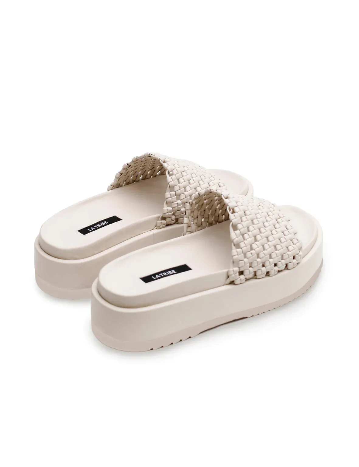 Knotted Platform Slide - Milk