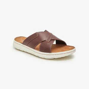 Leather Slide Chappals