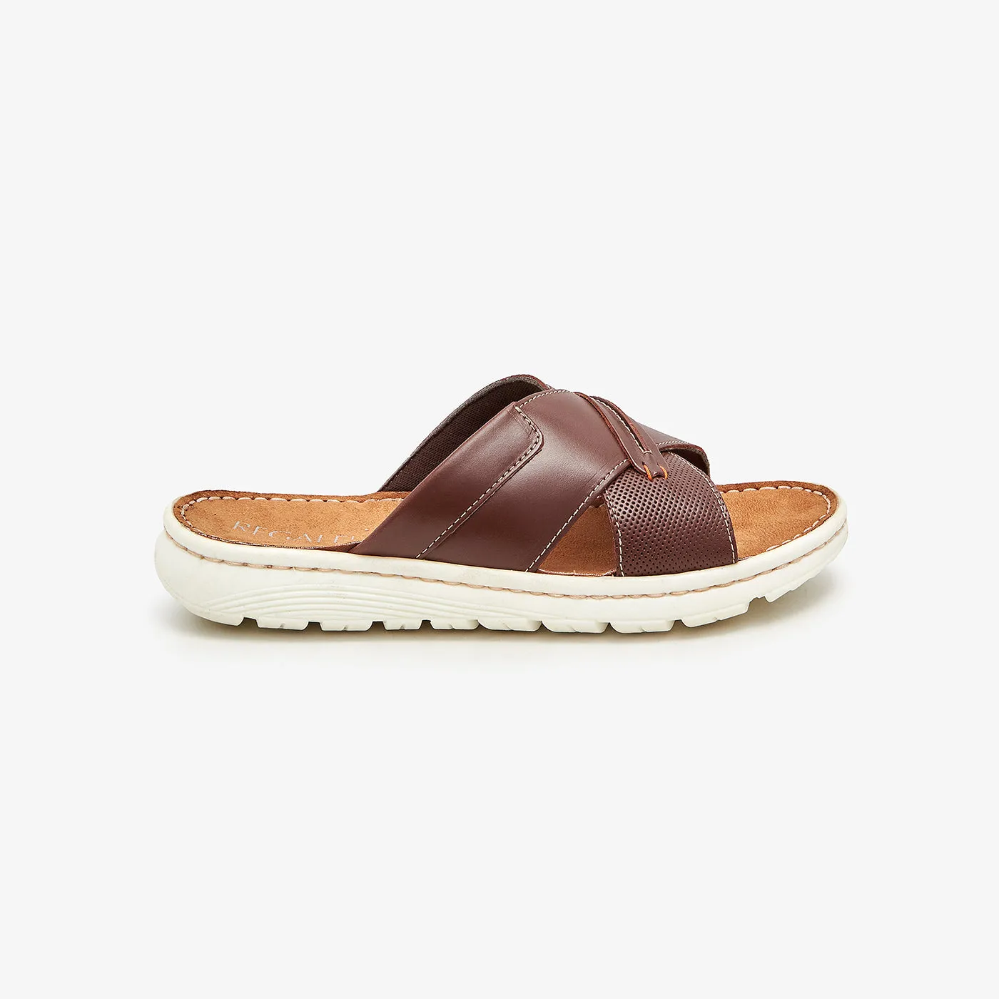 Leather Slide Chappals