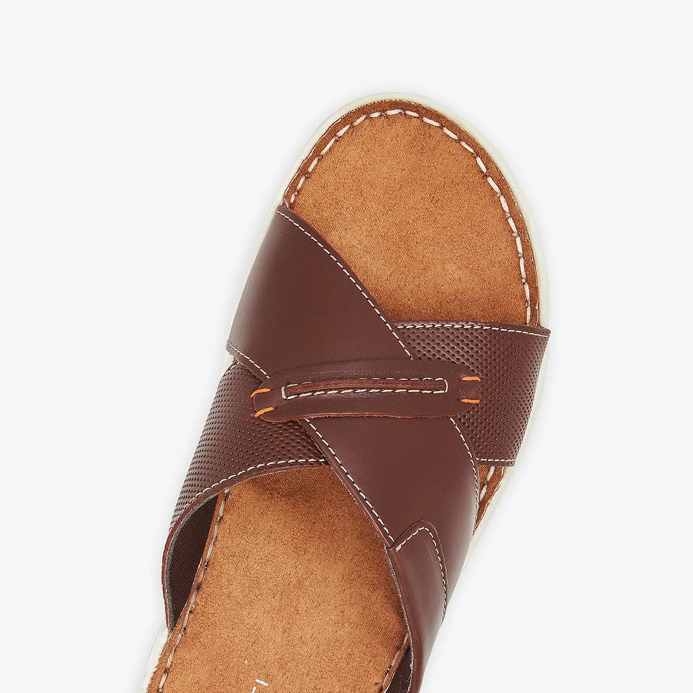 Leather Slide Chappals