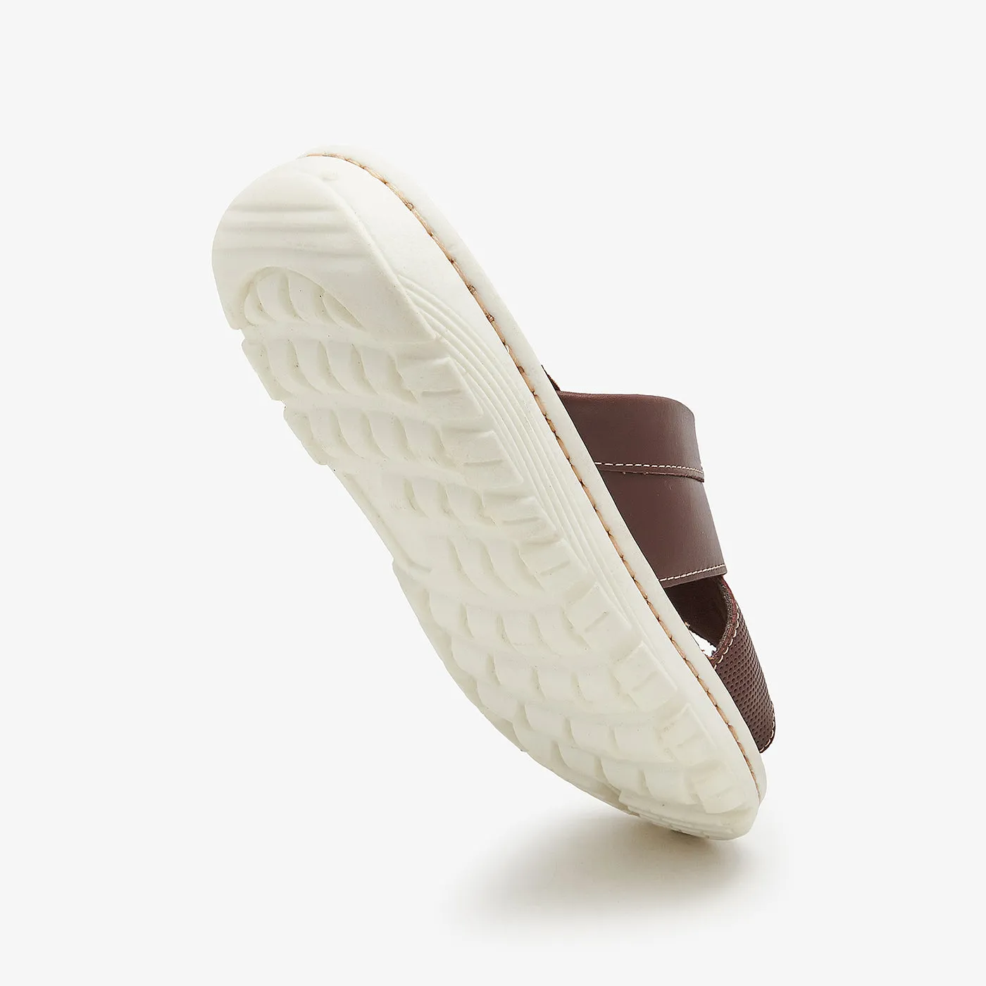 Leather Slide Chappals