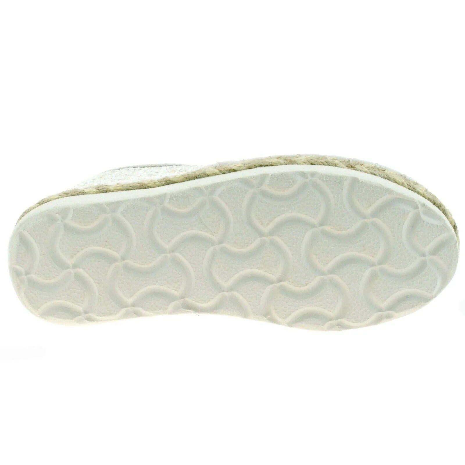Lelli Kelly LK4608 (LA01) Bianco Glitter Ibiza Lightweight Espadrille Shoes