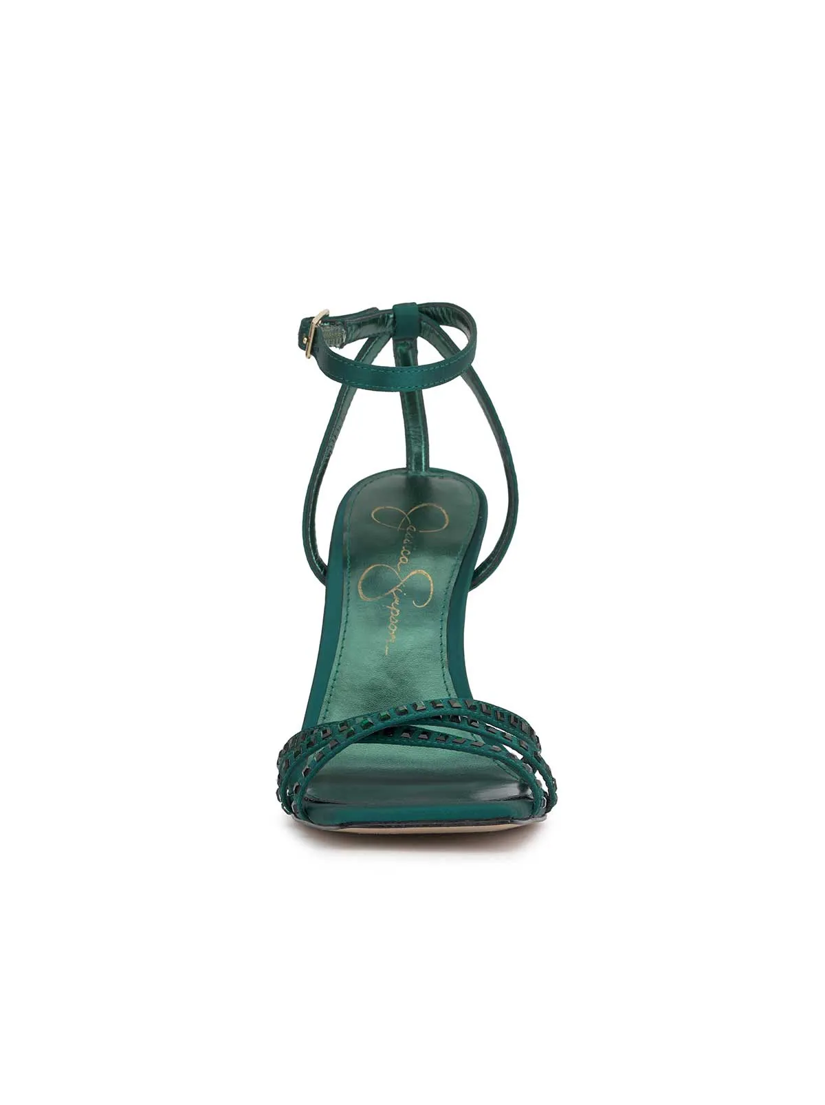 Leonah High Heel Sandal in Evergreen