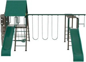 Lifetime Big Stuff Deluxe Swing Set Playset, Earthtone