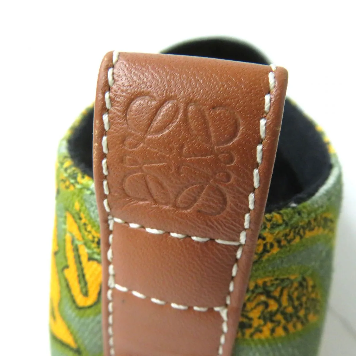 LOEWE Slip-on Canvas, Leather multicolor Espadrille 37