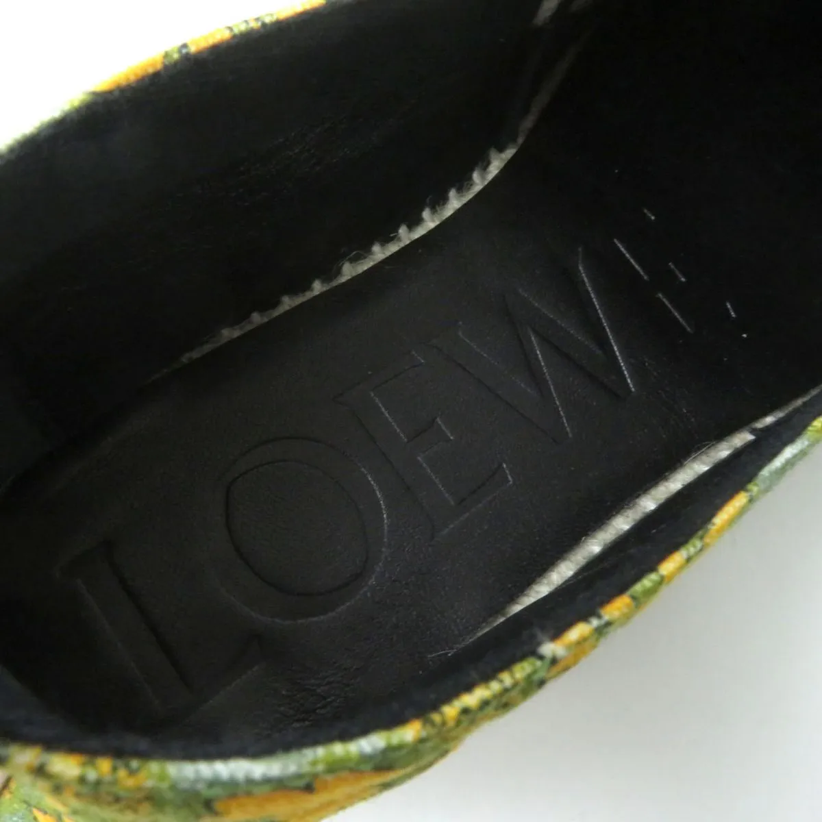 LOEWE Slip-on Canvas, Leather multicolor Espadrille 37