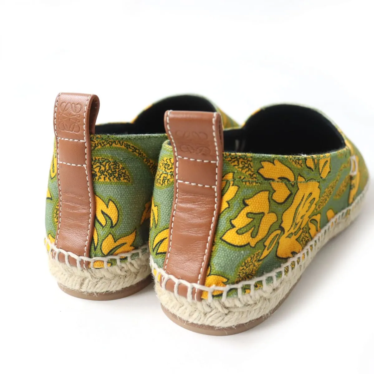 LOEWE Slip-on Canvas, Leather multicolor Espadrille 37