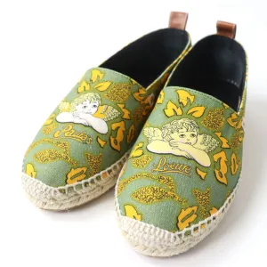 LOEWE Slip-on Canvas, Leather multicolor Espadrille 37