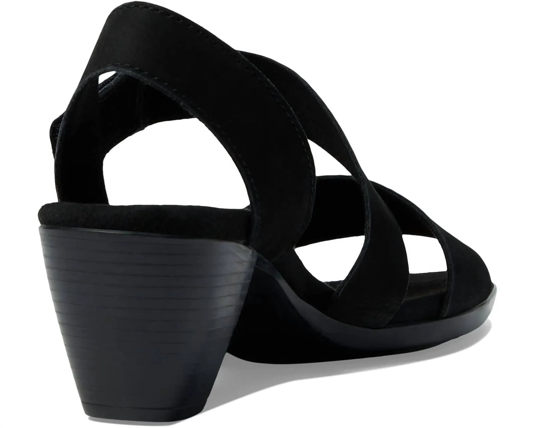Lucia Sandal In Black Nubuck