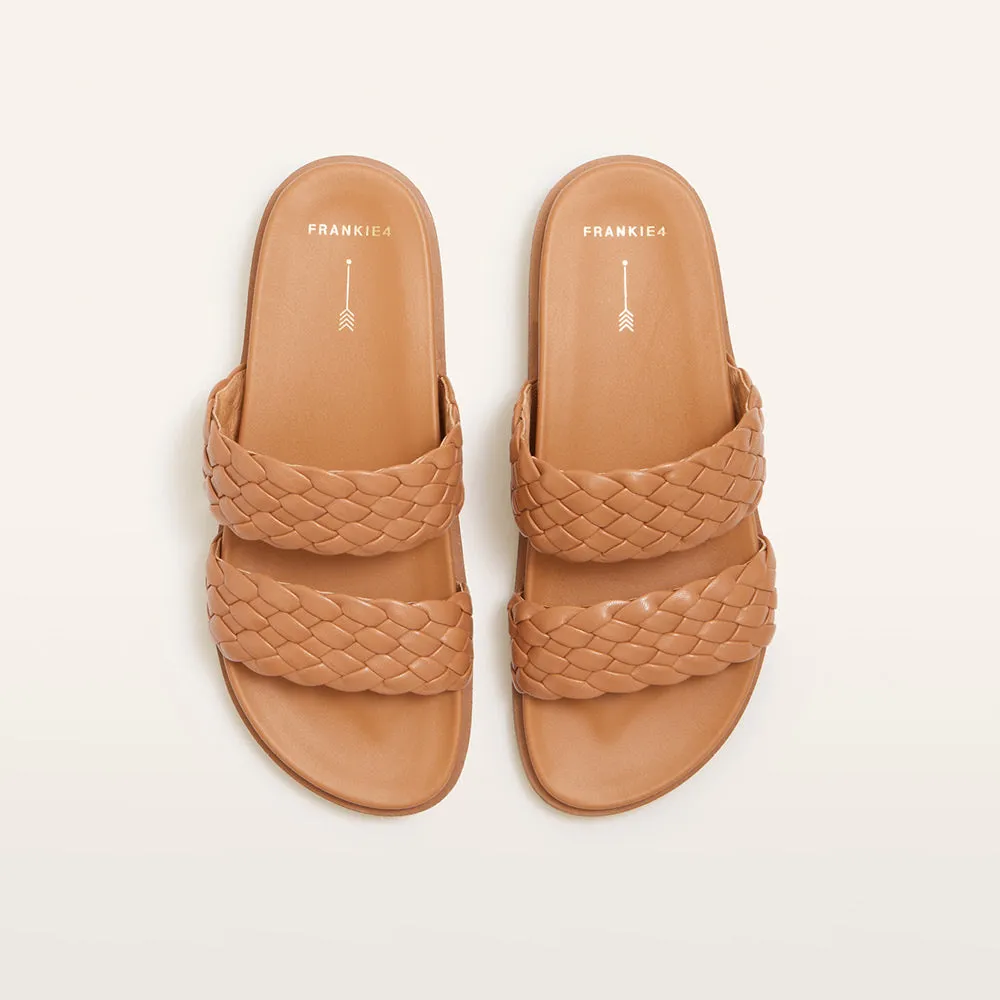MALONE WEAVE SLIDE || TAN || FRANKiE4