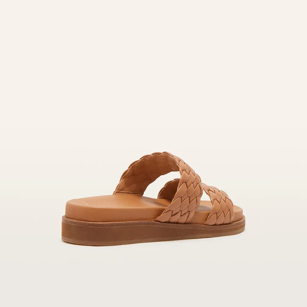 MALONE WEAVE SLIDE || TAN || FRANKiE4