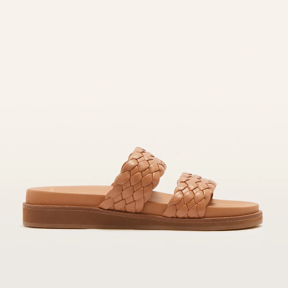 MALONE WEAVE SLIDE || TAN || FRANKiE4