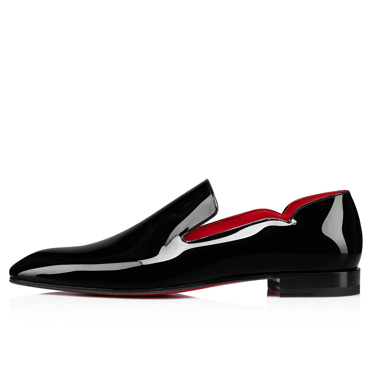 Marvin Black Patent Slip-on Loafer