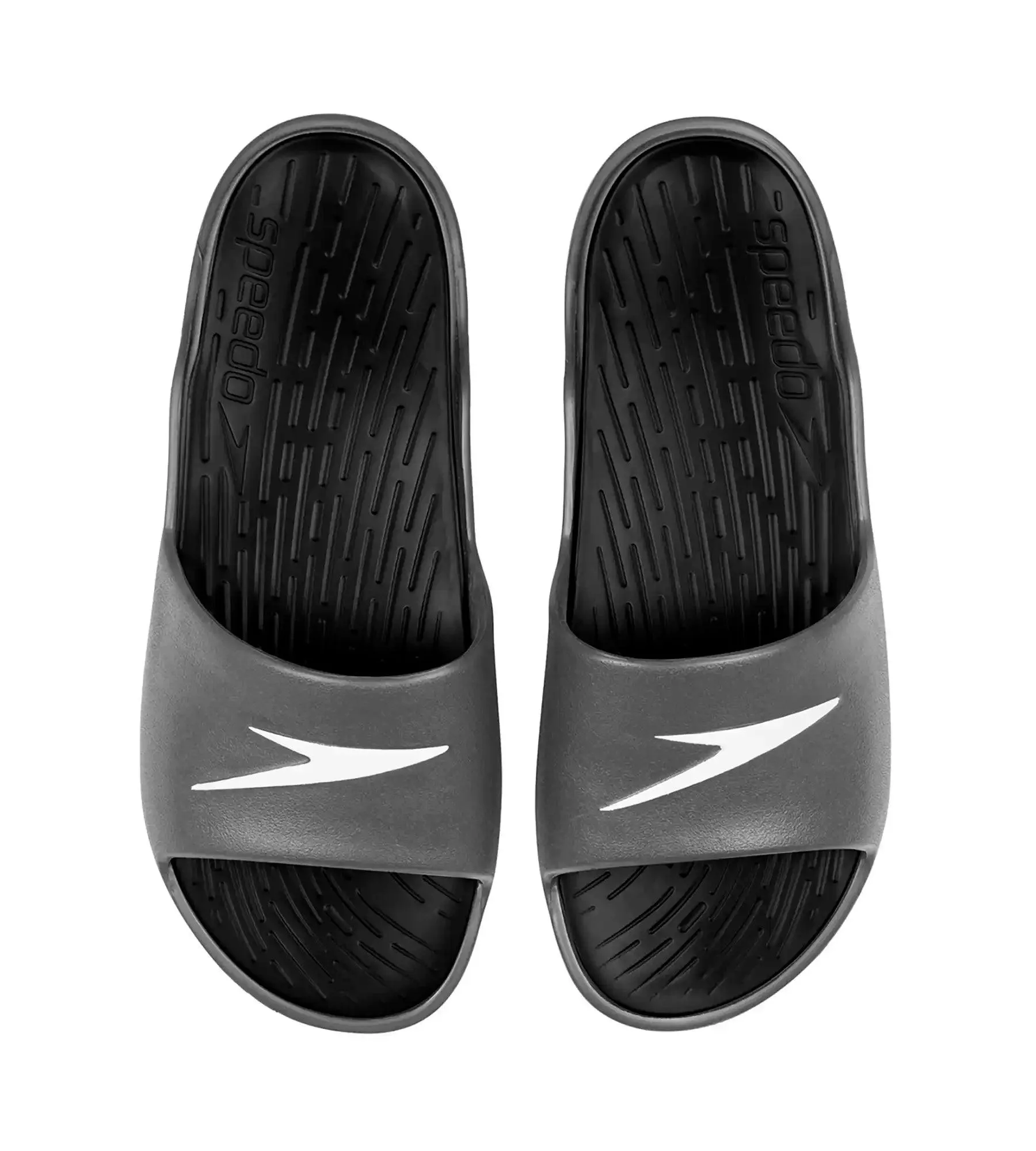 Men's Dual Colour Slides - Black & Oxid Grey