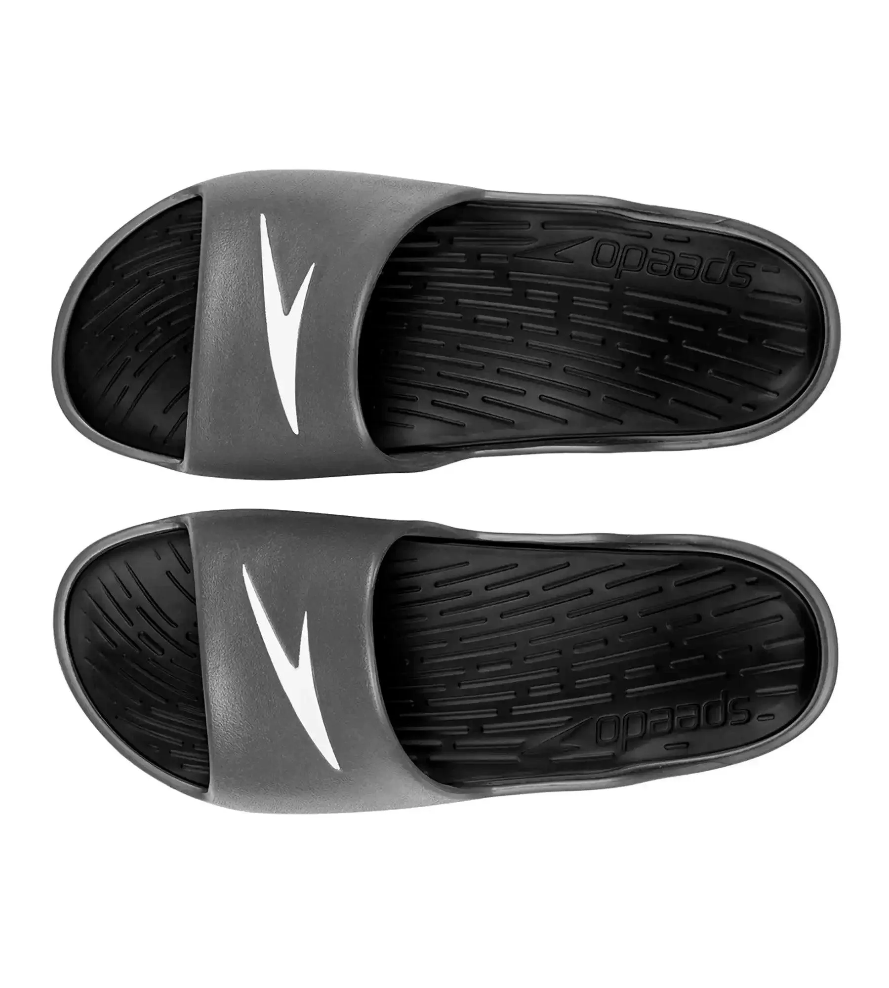 Men's Dual Colour Slides - Black & Oxid Grey