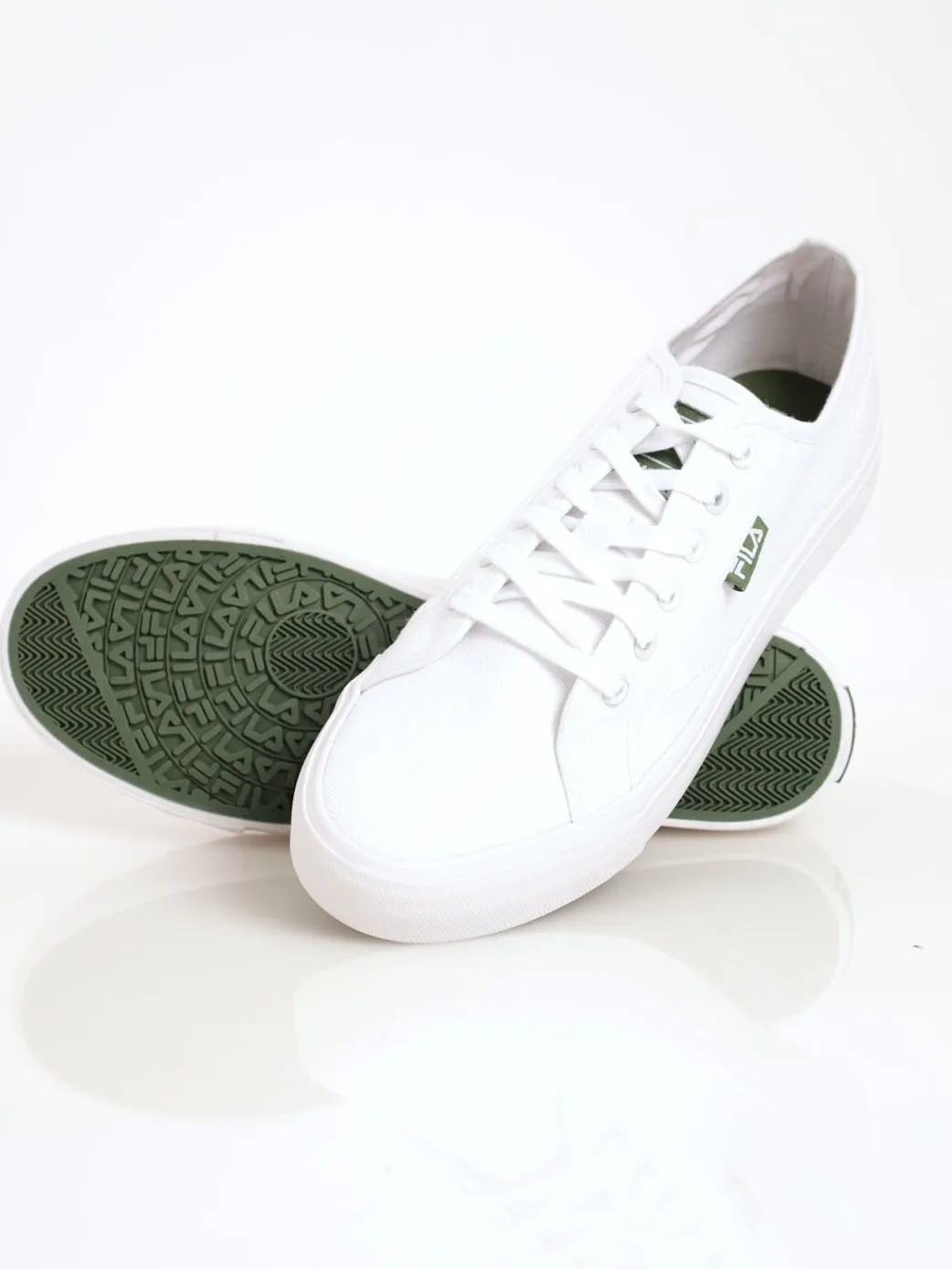 Men's Luca Tennis Sneaker - White/Green