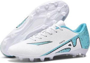 Men's Soccer Shoes Football Cleats High-Tops Lace-Up Non-Slip Spikes Indoor Outdoor Sports Athletic Baseball Lacrosse Sneaker