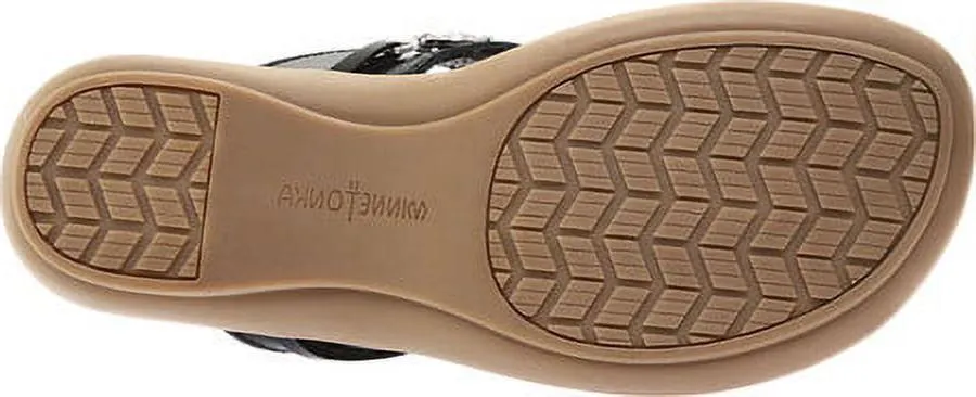 Minnetonka Sybil Black 70034 Women's Sandal