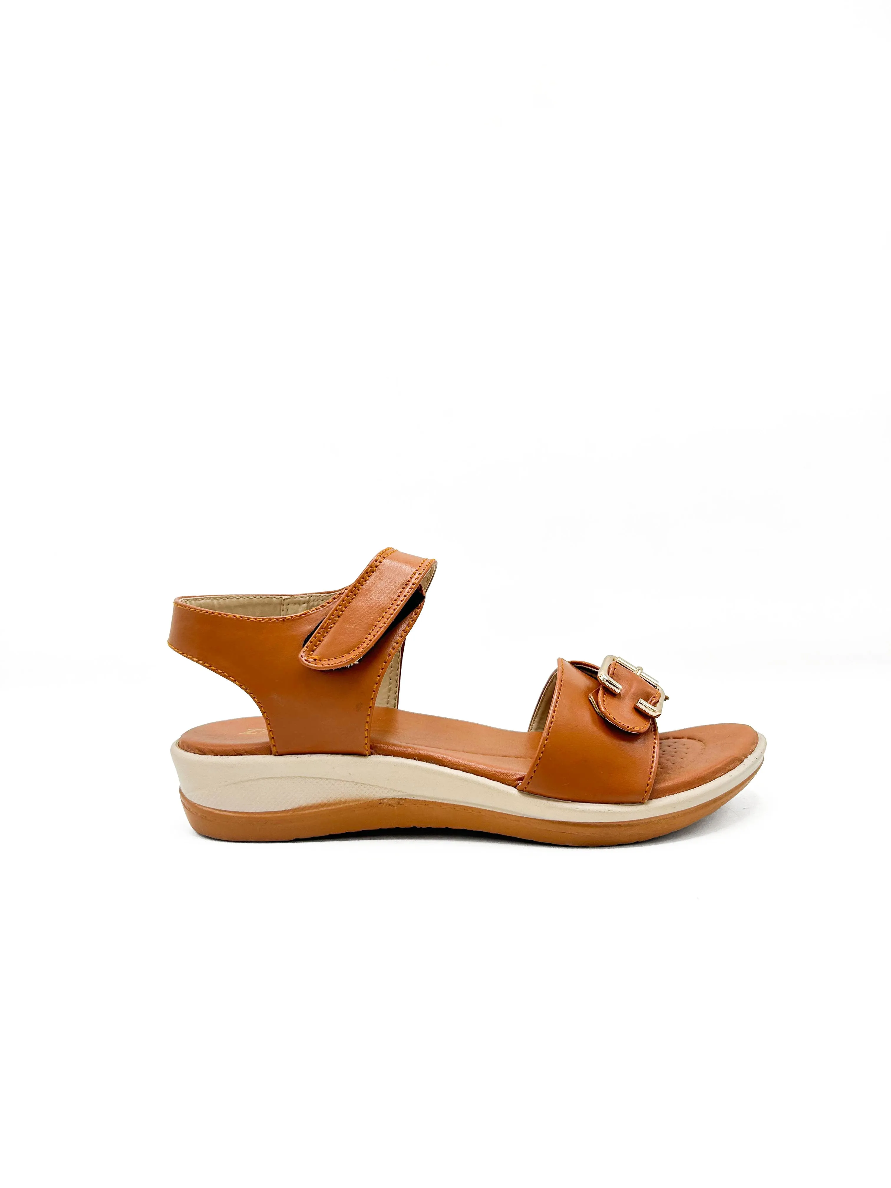 Mustard Buckled Sandal ZW-1503