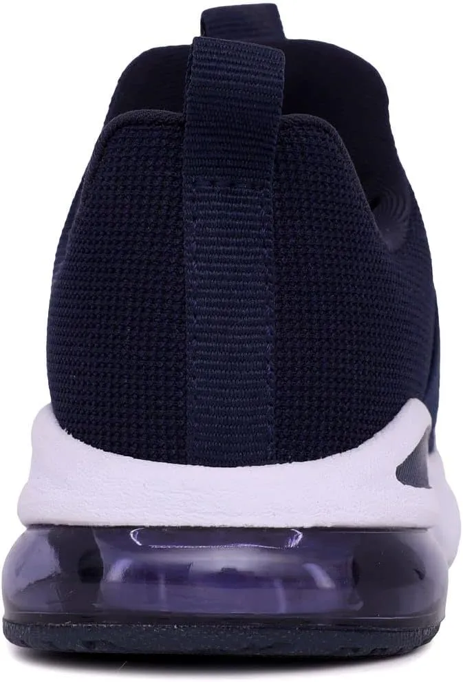 NAUTICA Kids Boys Girls Air Bubble Sneaker Athletic Running Shoe with Strap/Bungee (Toddler/Little Kids)