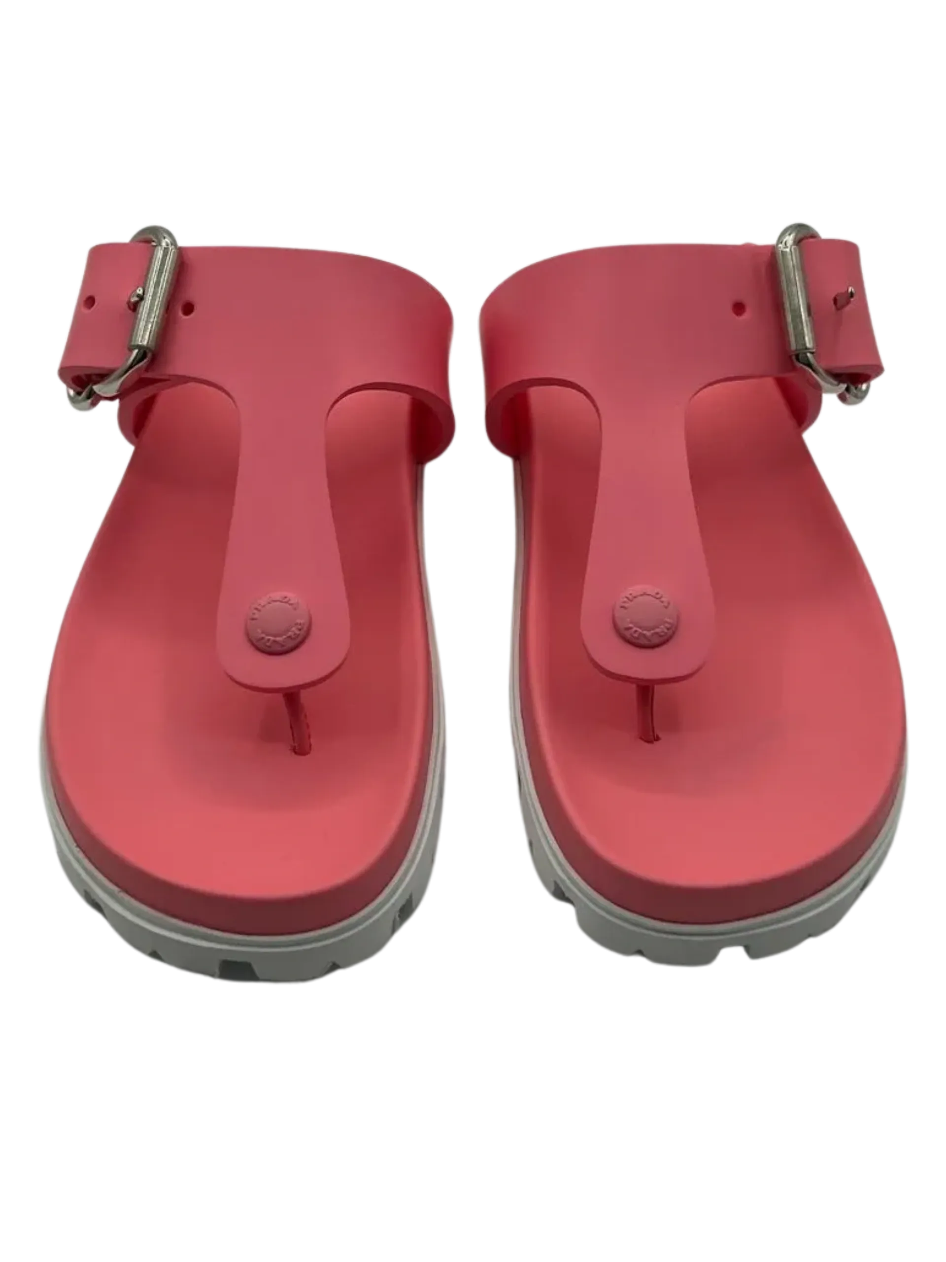 NEW Prada Two Tone Buckled Sandal