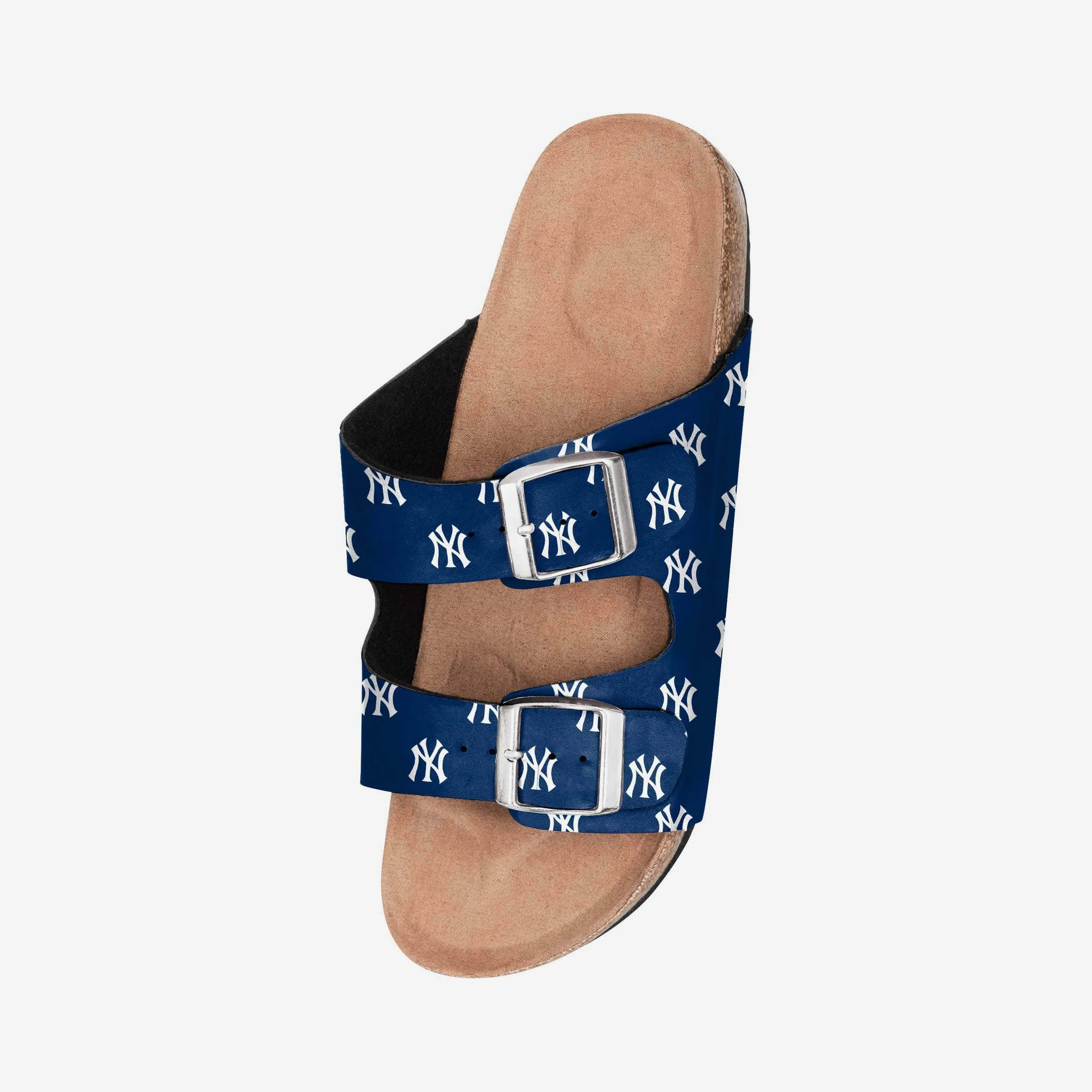 New York Yankees Womens Team Logo Double Buckle Sandal