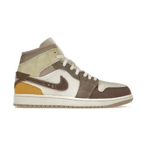 Nike Air Jordan 1 Mid SE Craft Sail Taupe Haze (Youth)