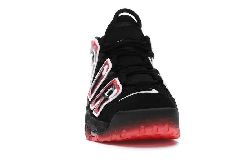 Nike Air More Uptempo Black White Laser Crimson