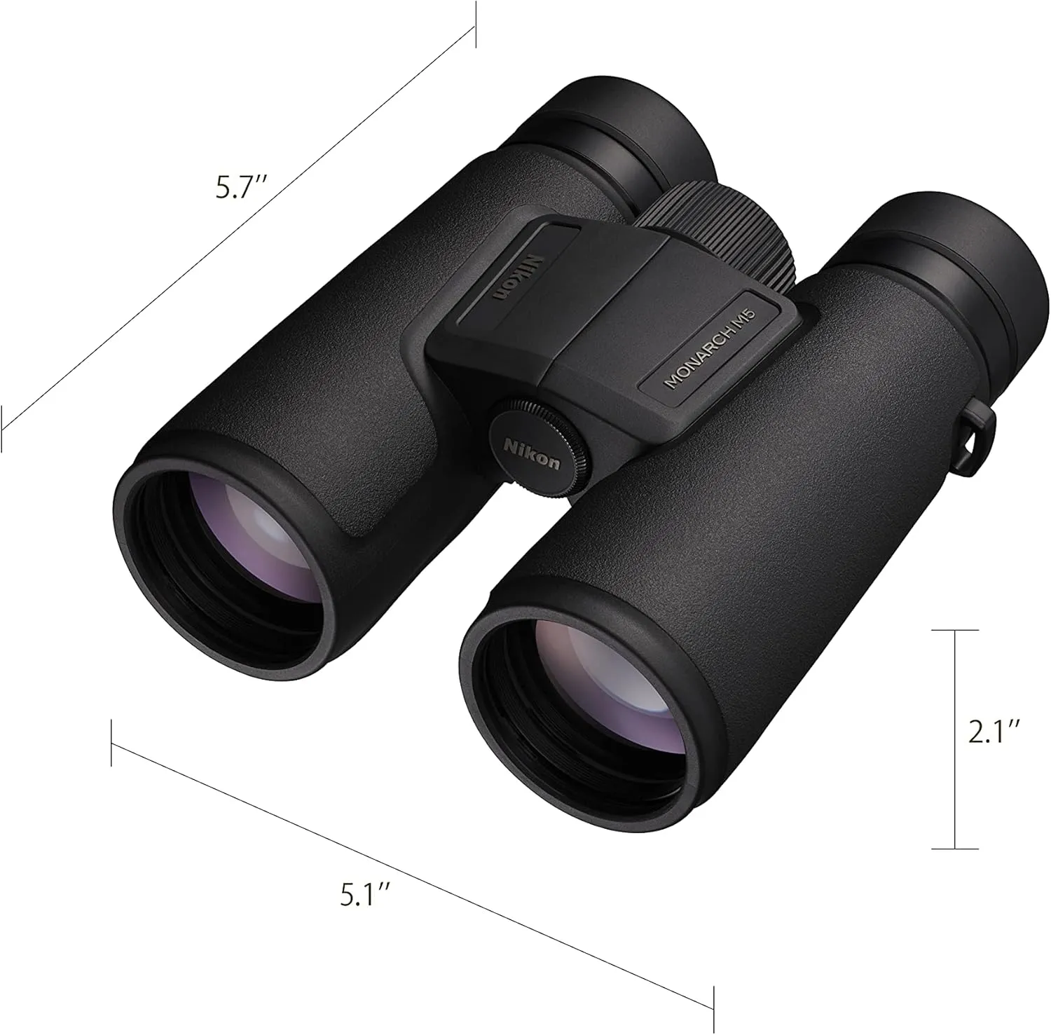 Nikon Monarch M5 8x42 Binocular | Waterproof, fogproof, Rubber-Armored Binocular with ED Glass, Long Eye Relief | Official Nikon USA Model