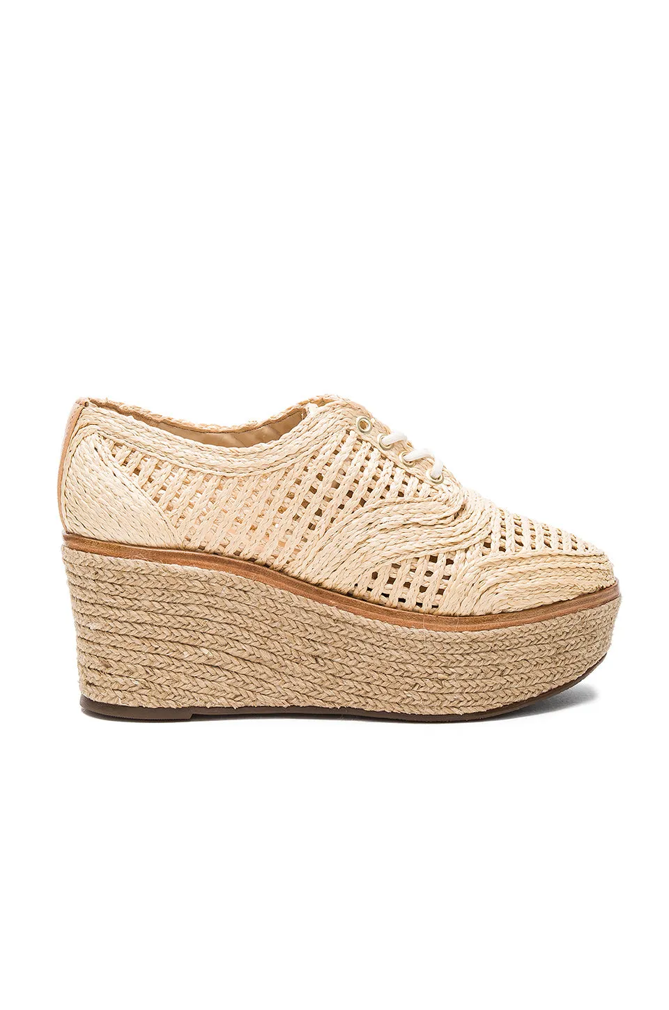 Nude Natural Platform Jules Sneaker Timely delivery Wedge Minimalistic Schutz Espadrille Oxford Fashion