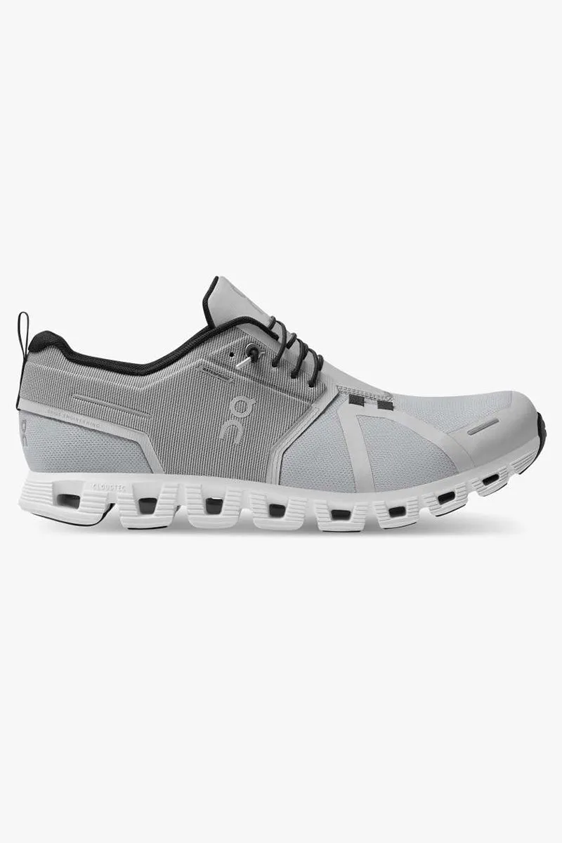 On Running Mens Glacier and White Cloud 5 Waterproof