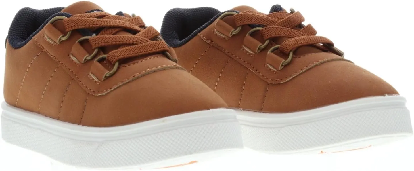 Oomphies Wyatt Boys Slip-On Sneakers – Stylish Low-Top Design, Elastic Laces, Cushioned Footbed & Durable Rubber Sole
