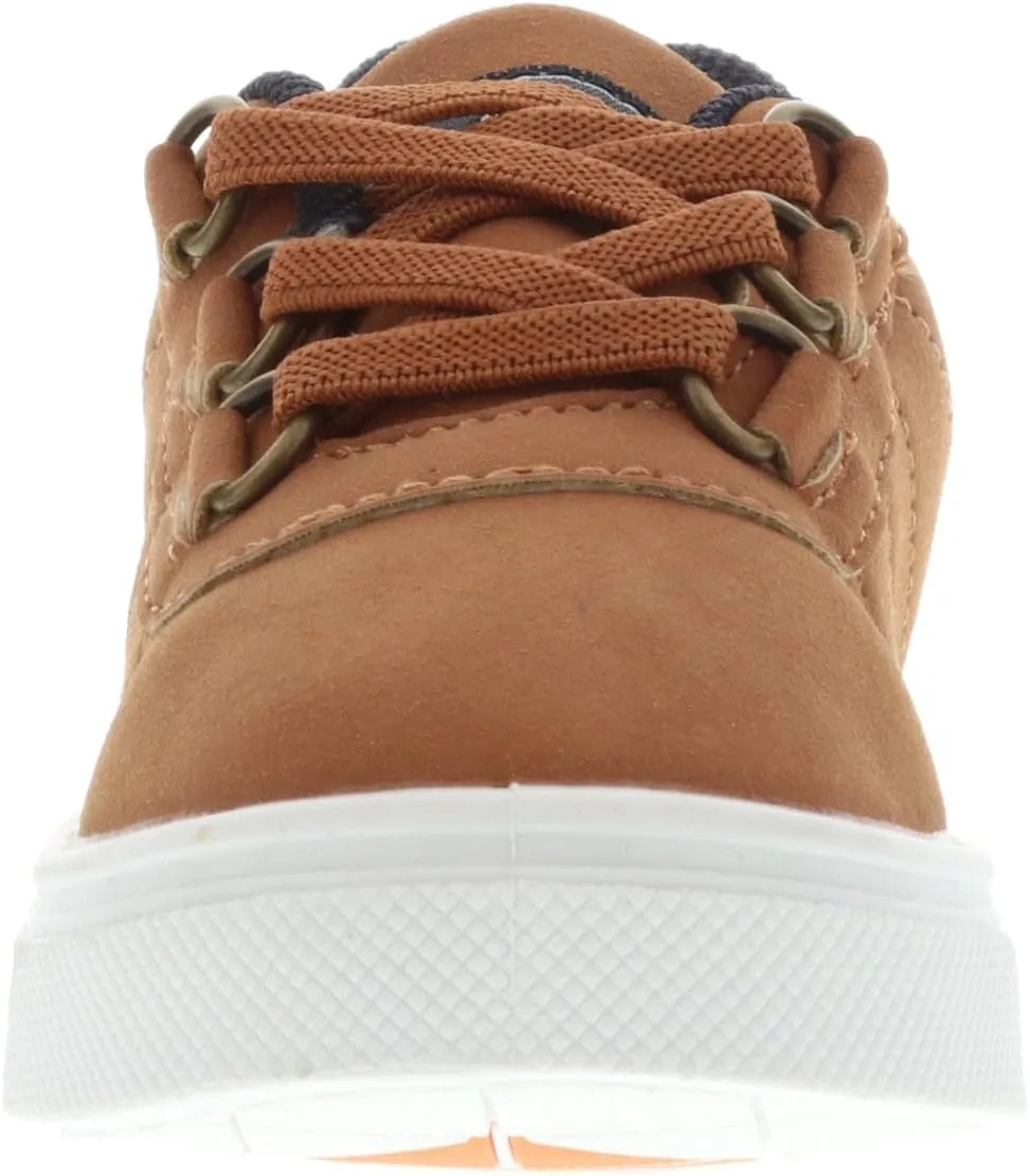 Oomphies Wyatt Boys Slip-On Sneakers – Stylish Low-Top Design, Elastic Laces, Cushioned Footbed & Durable Rubber Sole