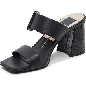 Paca Black Buckle Strappy Heeled Sandals