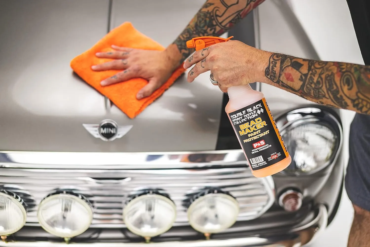 P&S Bead Maker Paint Sealant – Easy Spray & Wipe Protectant for Cars, Boats & RVs – Hydrophobic Gloss & UV Protection – Safe for All Surfaces - 1 Gallon