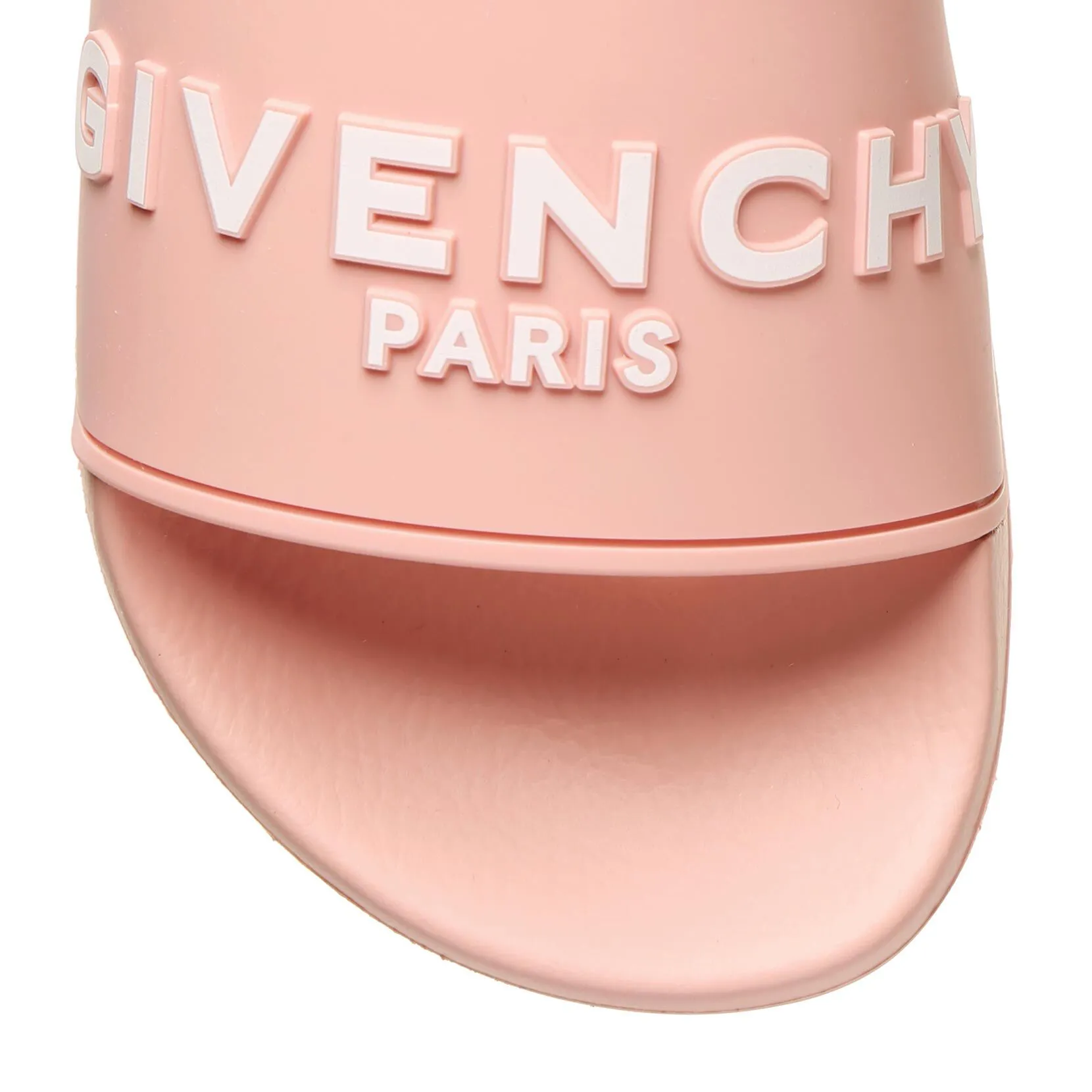 Pink logo rubber slides