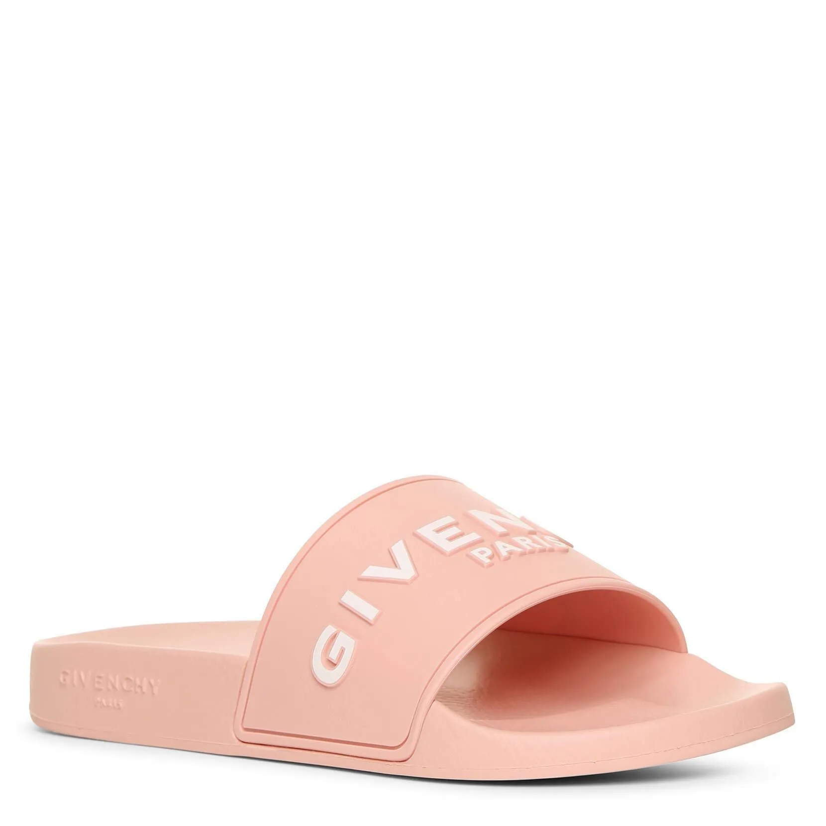 Pink logo rubber slides