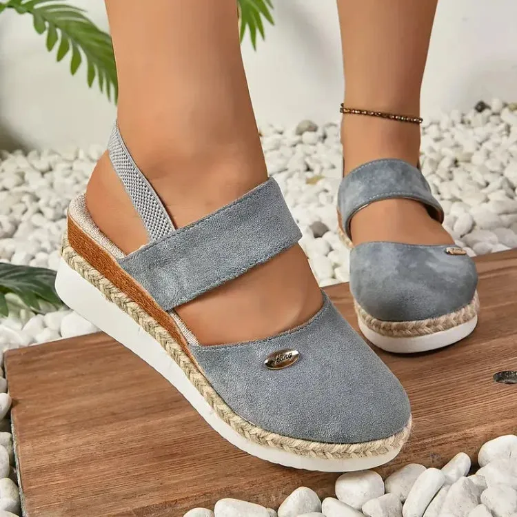 Platform with Strap Sandals Design Fast-moving sale Double Espadrilles Women's Full collection