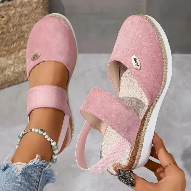 Platform with Strap Sandals Design Fast-moving sale Double Espadrilles Women's Full collection