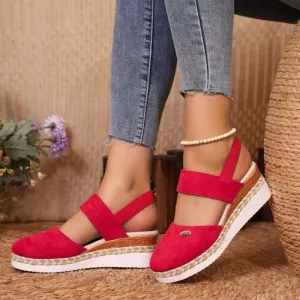 Platform with Strap Sandals Design Fast-moving sale Double Espadrilles Women's Full collection
