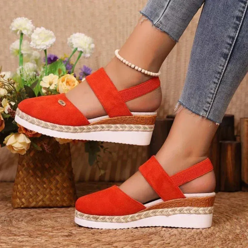 Platform with Strap Sandals Design Fast-moving sale Double Espadrilles Women's Full collection