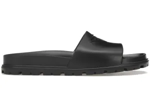 Prada Rubber Slides Black (Men'S)