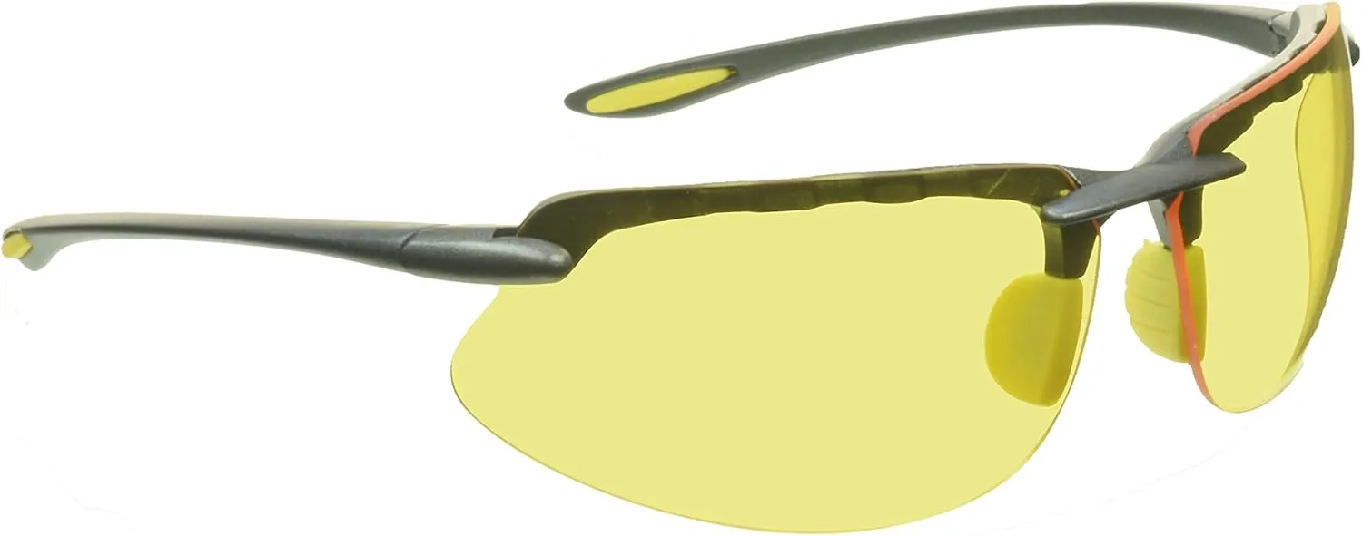 proSPORT Night Vision Anti Glare Yellow Lens Sun Glasses Driving Riding Men Women Aviator Metal Plastic Frames