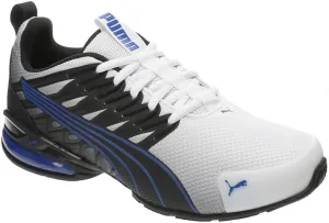 PUMA Voltaic EVO Cross Training Shoes Sneaker, Black-White-Vivid Blue SS25, 5.5 US Unisex Big Kid