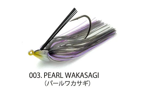 Raid Japan Rubber Jig Head Slide 11g Pearl Wakasagi