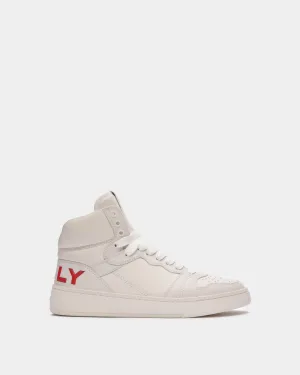Raise High-Top Sneaker in White Leather