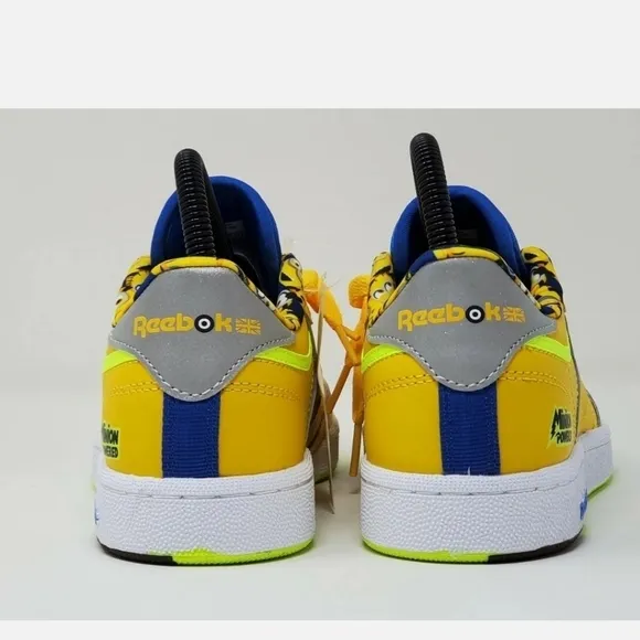 Reebok Club C 85 MU GS Minion Sneaker Tennis Youth Size 5 Yellow FX3352 New