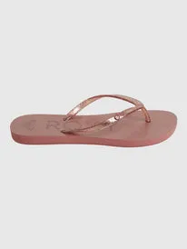 Roxy Girl Viva Sparkle Thong ROSE GOLD