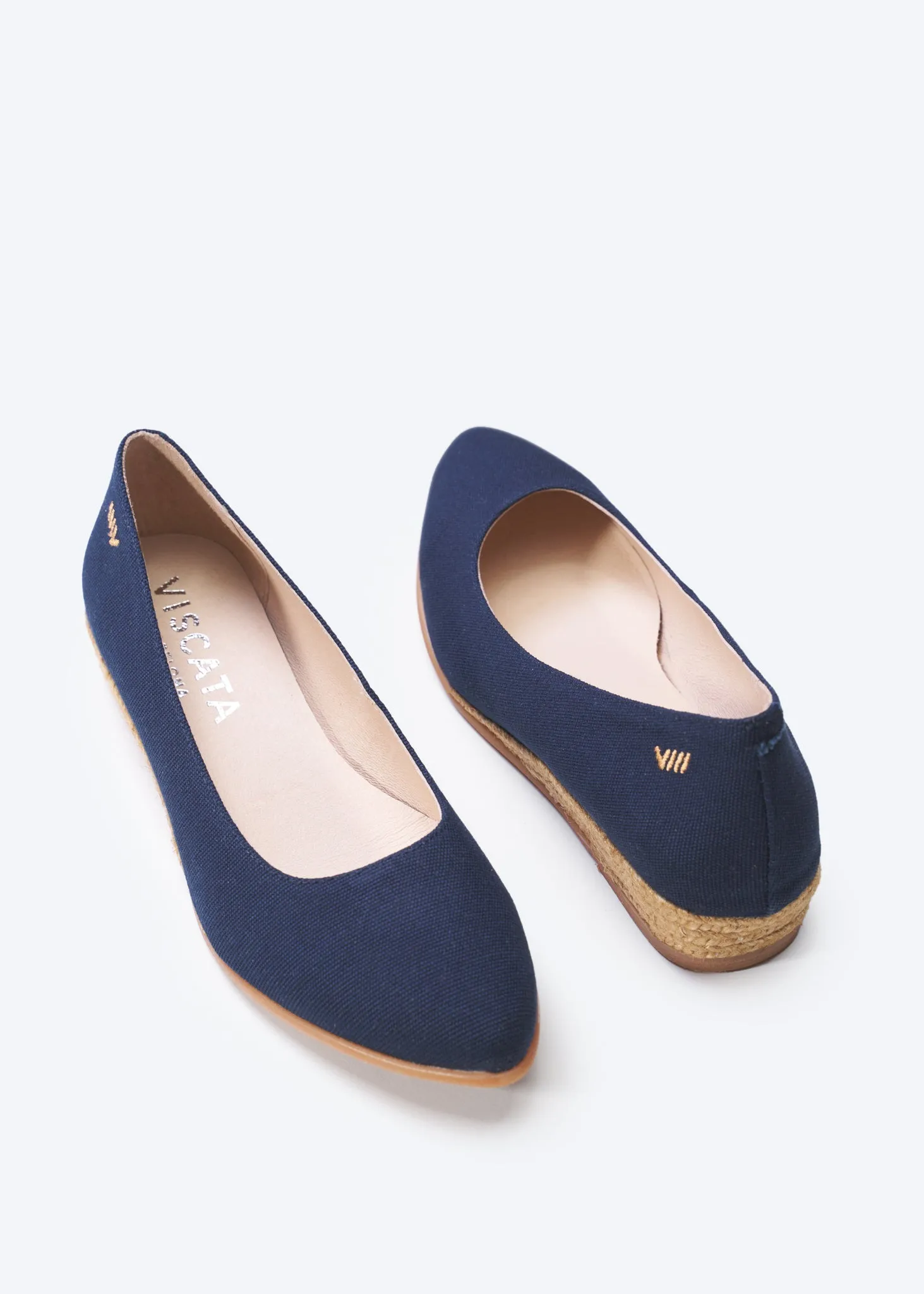 Rubina Canvas Espadrille Flats by Viscata